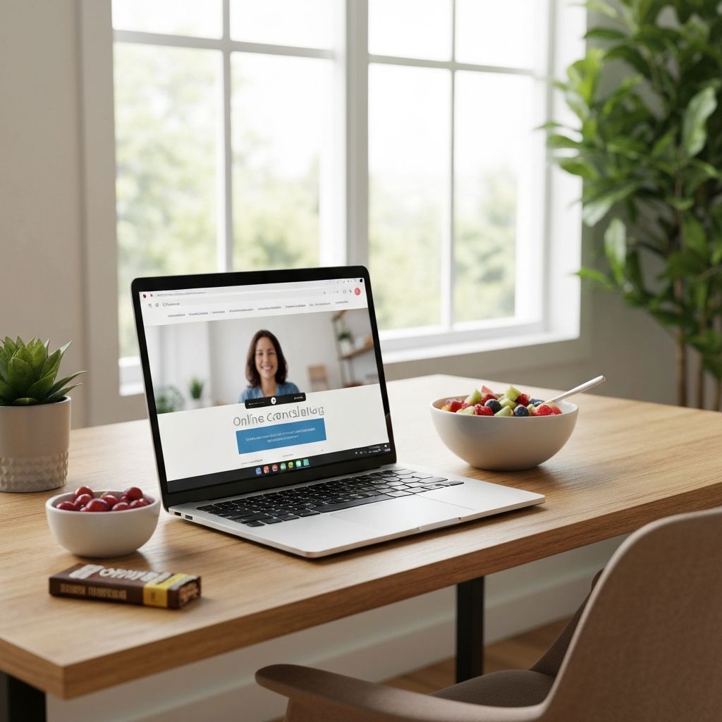 Online nutrition education consultation